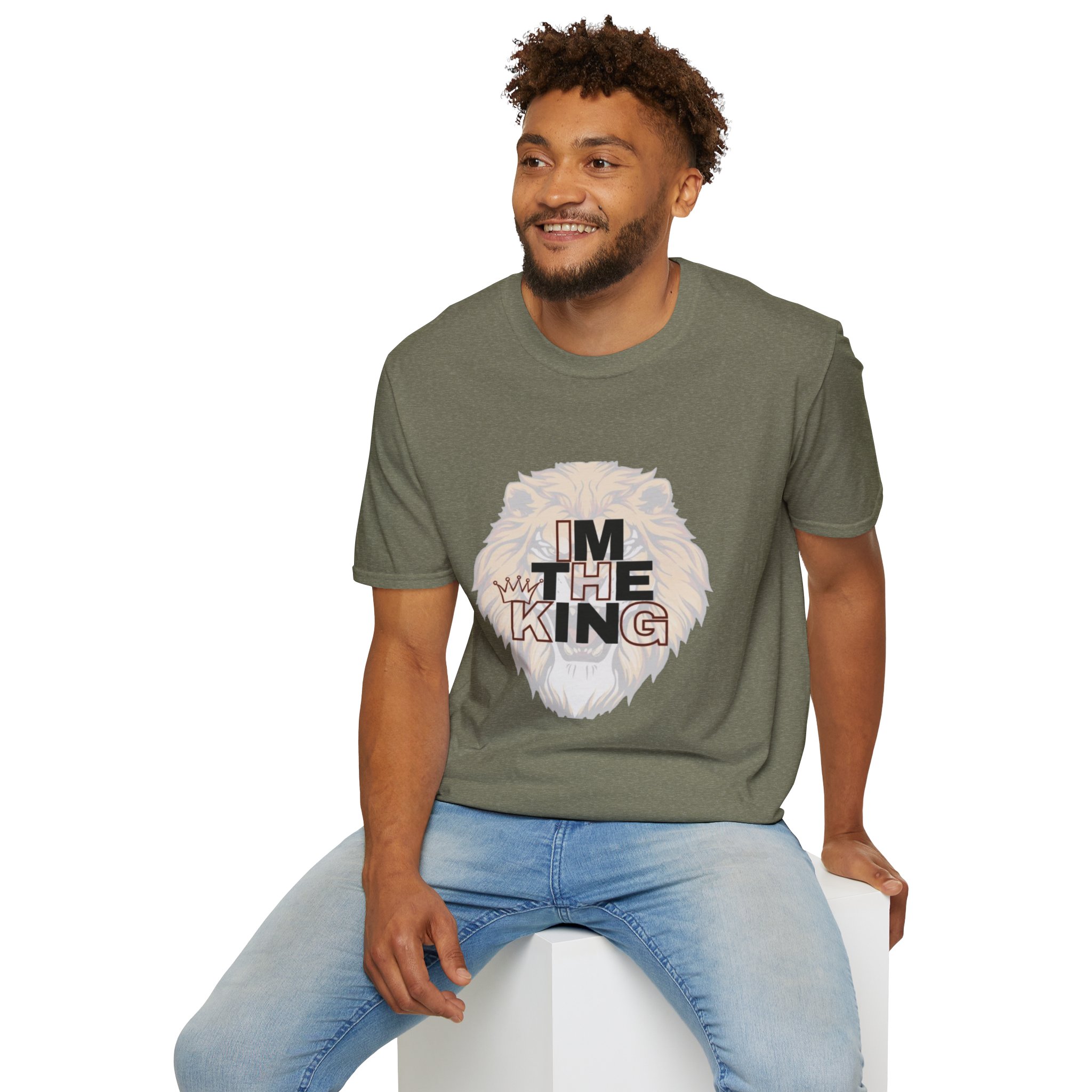 Royal Lion Unisex T-Shirt | I'm The King Design, Motivational Tee, Gift for Him/Her, Casual Wear, Birthday Present - Image 23