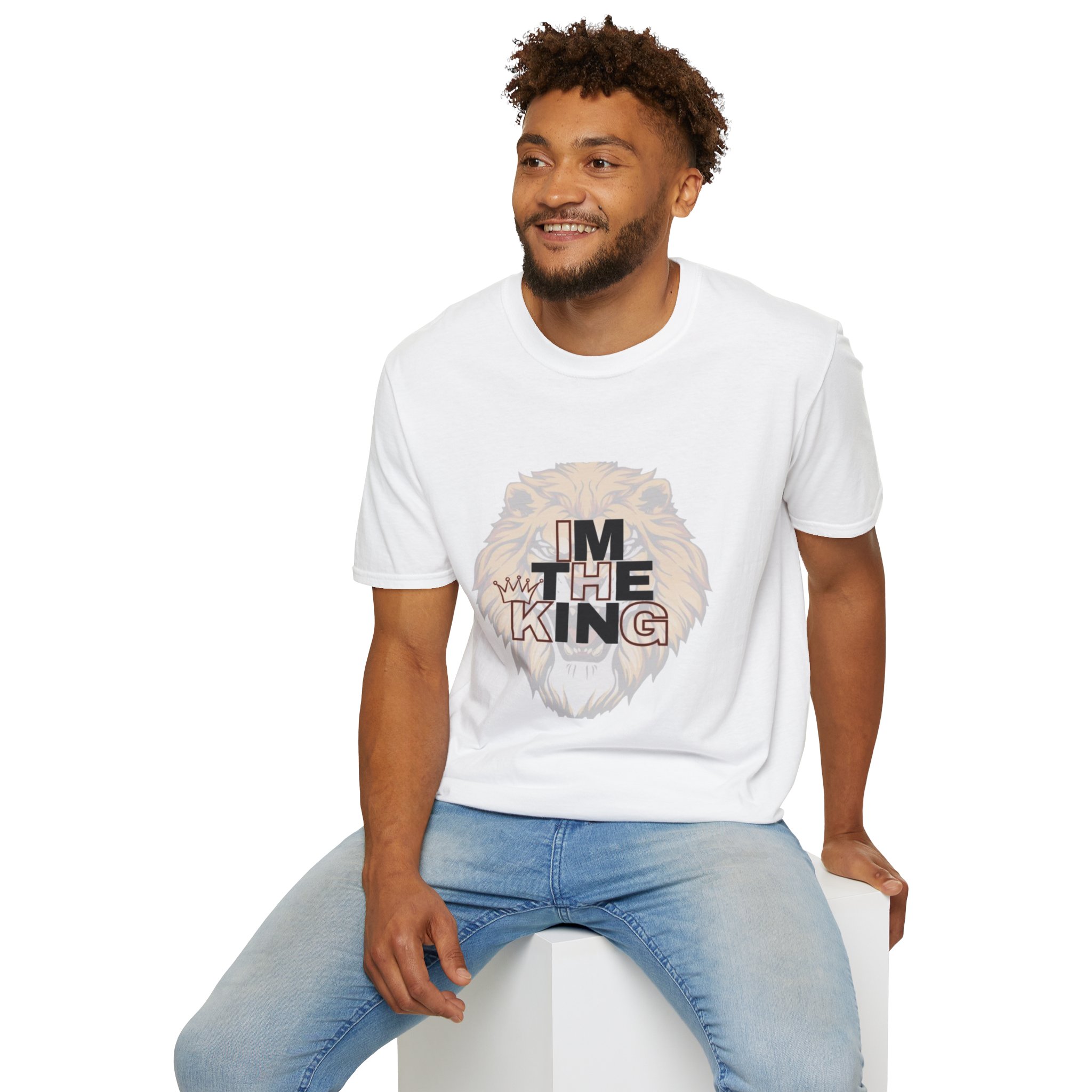 Royal Lion Unisex T-Shirt | I'm The King Design, Motivational Tee, Gift for Him/Her, Casual Wear, Birthday Present - Image 5