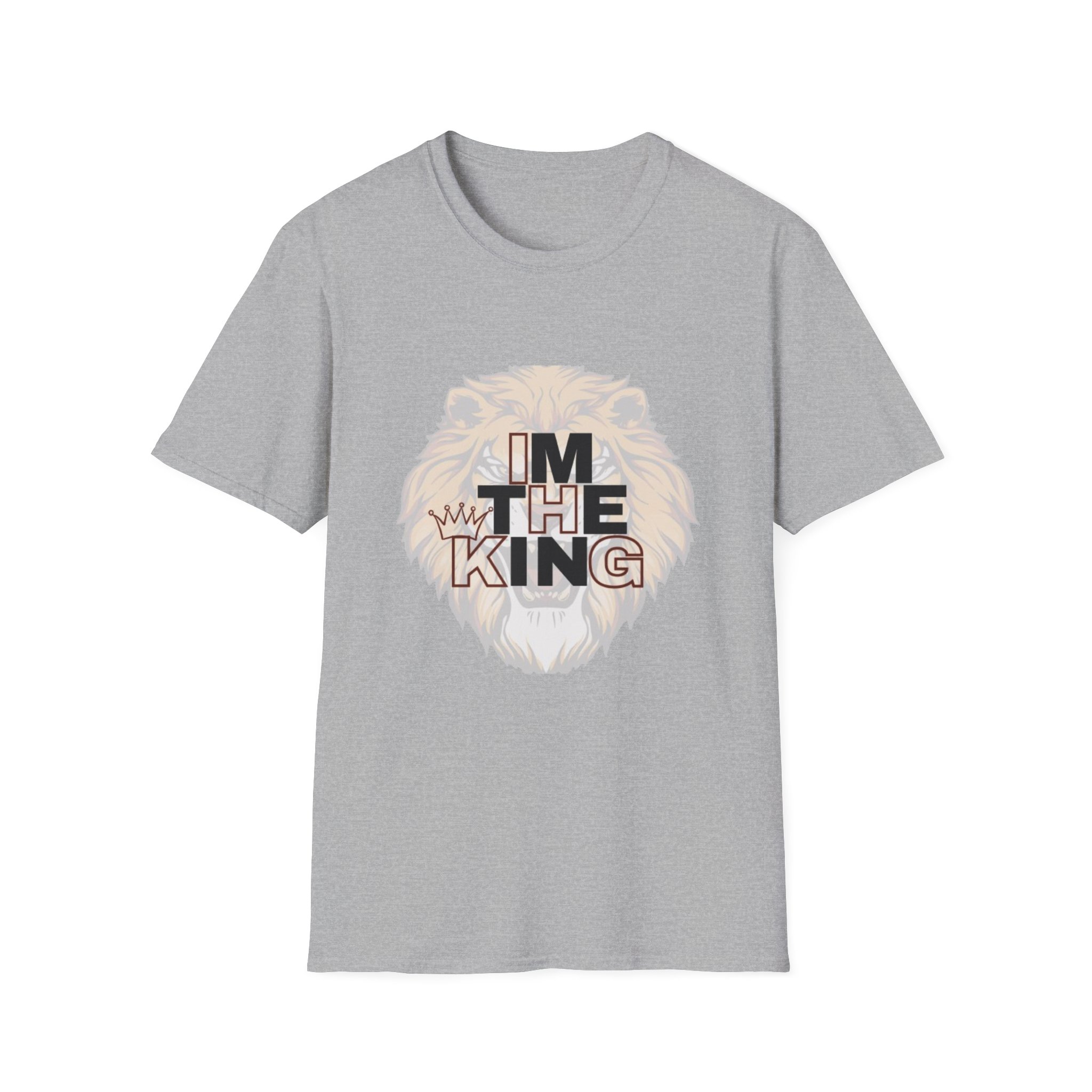 Royal Lion Unisex T-Shirt | I'm The King Design, Motivational Tee, Gift for Him/Her, Casual Wear, Birthday Present - Image 13