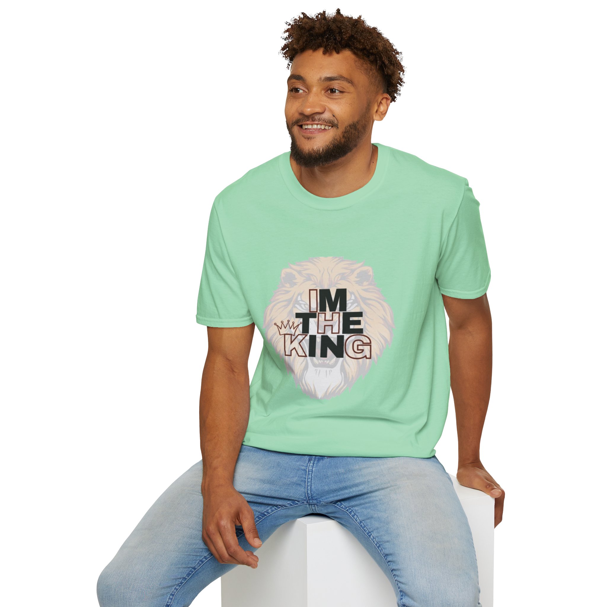 Royal Lion Unisex T-Shirt | I'm The King Design, Motivational Tee, Gift for Him/Her, Casual Wear, Birthday Present - Image 29