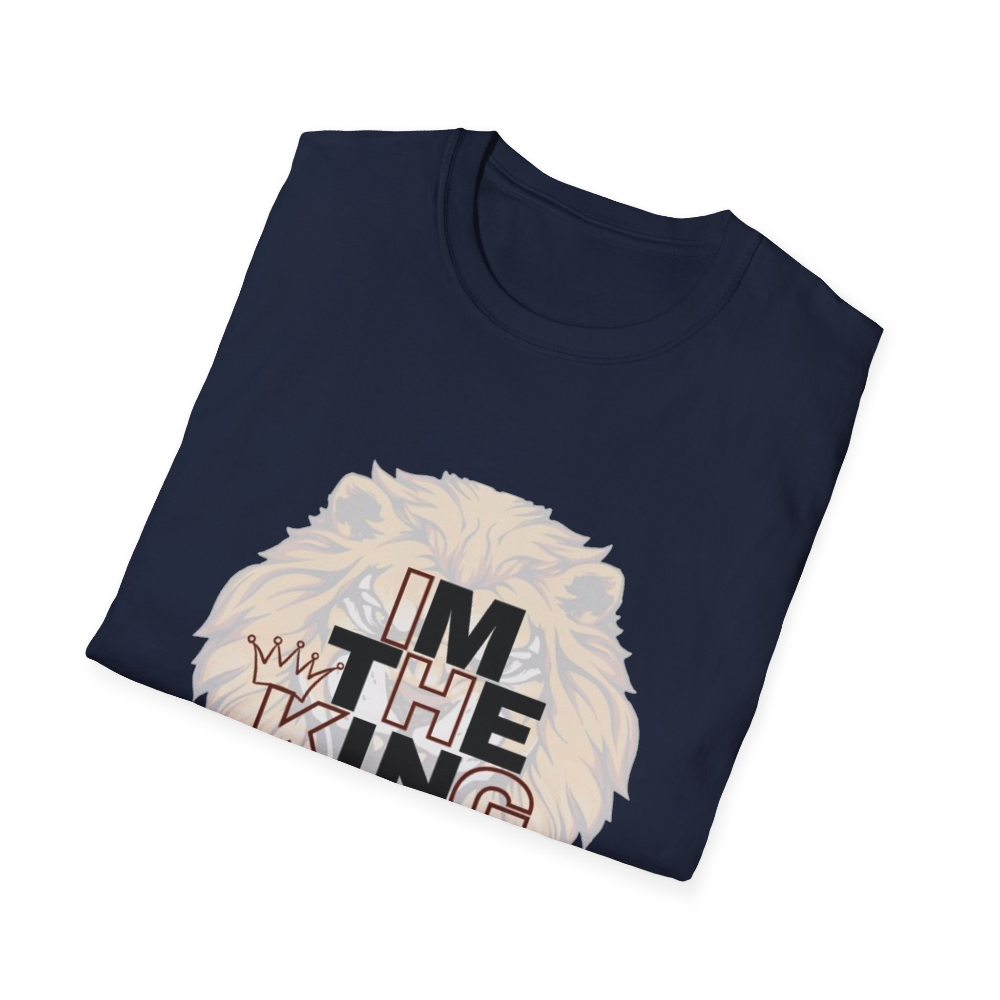 Royal Lion Unisex T-Shirt | I'm The King Design, Motivational Tee, Gift for Him/Her, Casual Wear, Birthday Present - Image 70