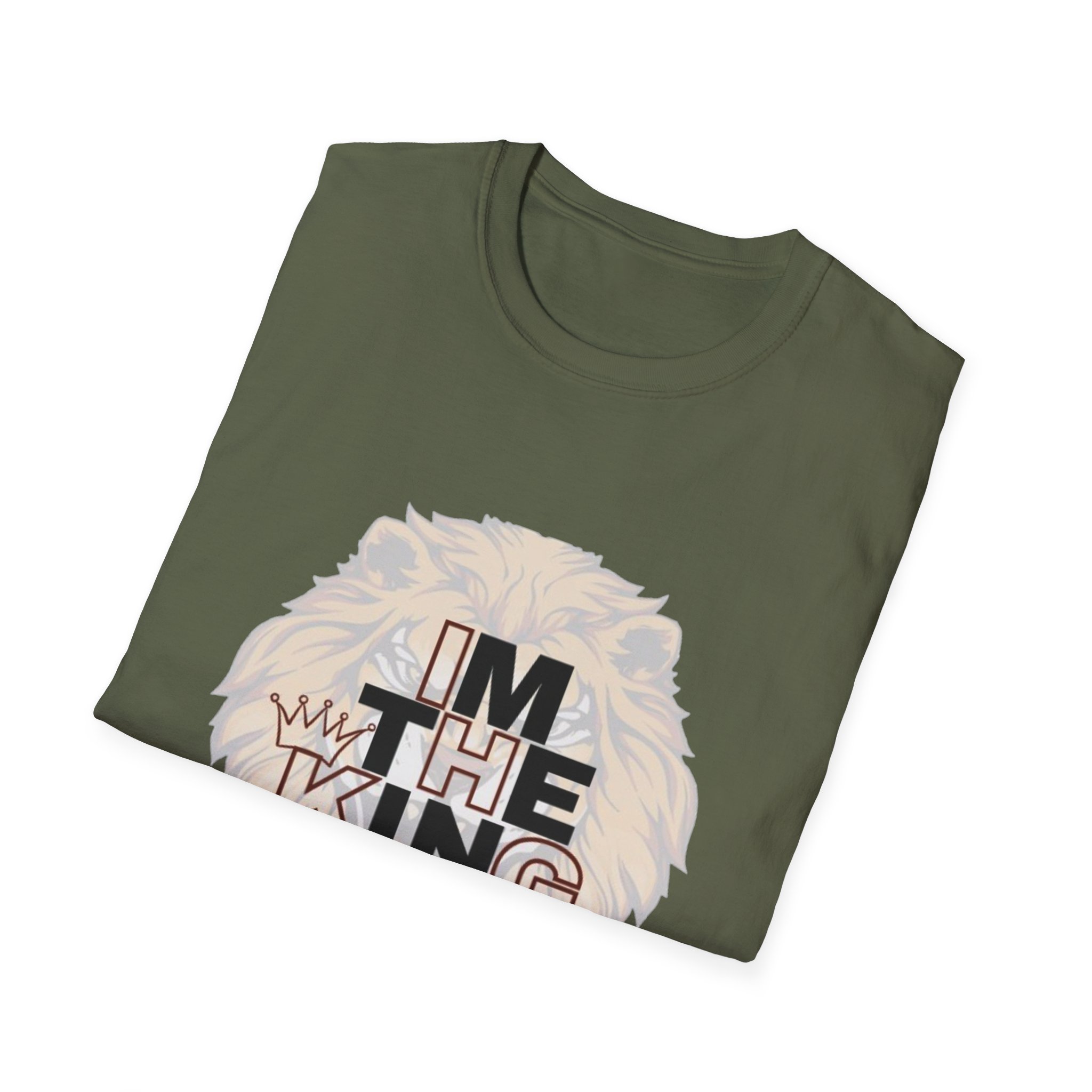 Royal Lion Unisex T-Shirt | I'm The King Design, Motivational Tee, Gift for Him/Her, Casual Wear, Birthday Present - Image 58