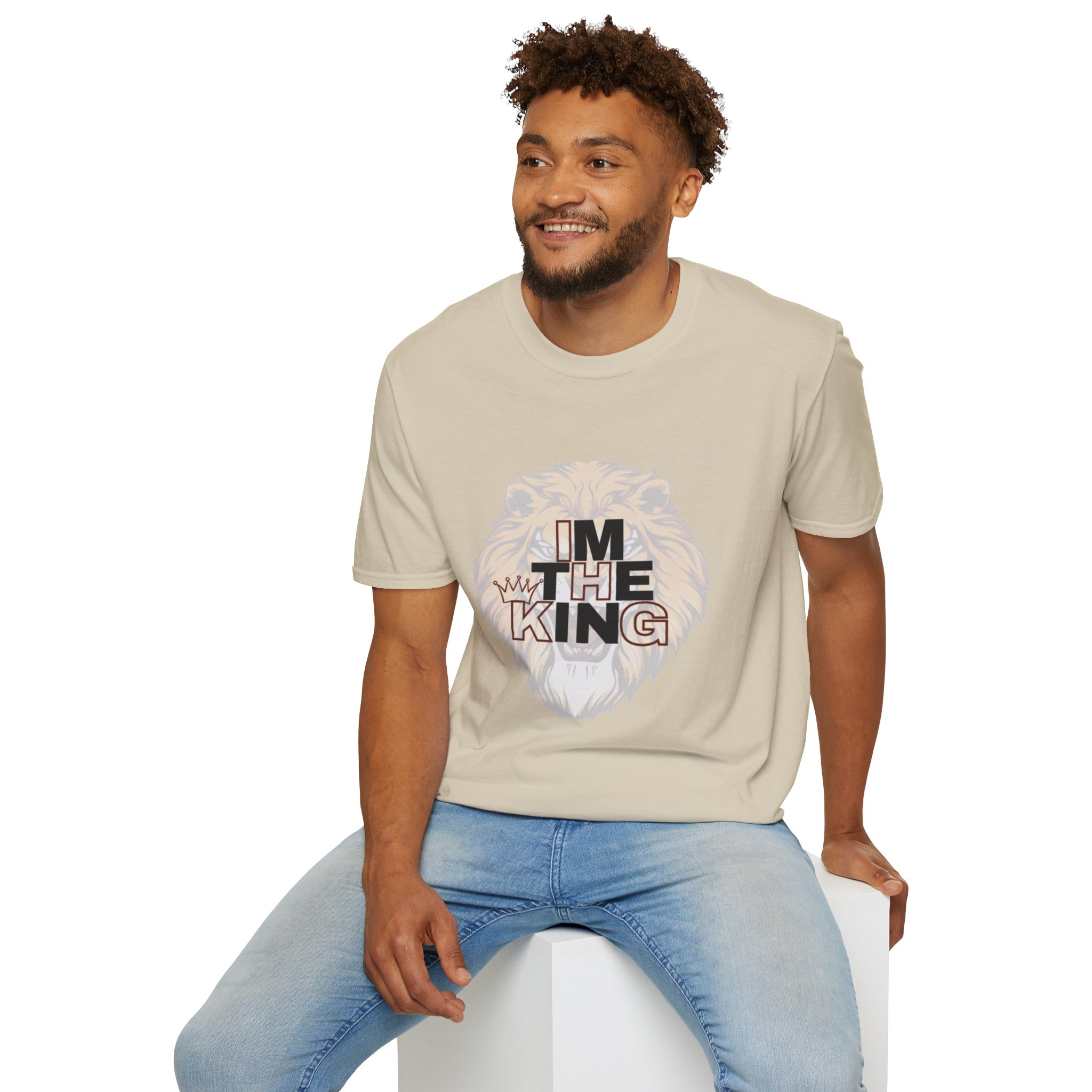 Royal Lion Unisex T-Shirt | I'm The King Design, Motivational Tee, Gift for Him/Her, Casual Wear, Birthday Present - Image 11