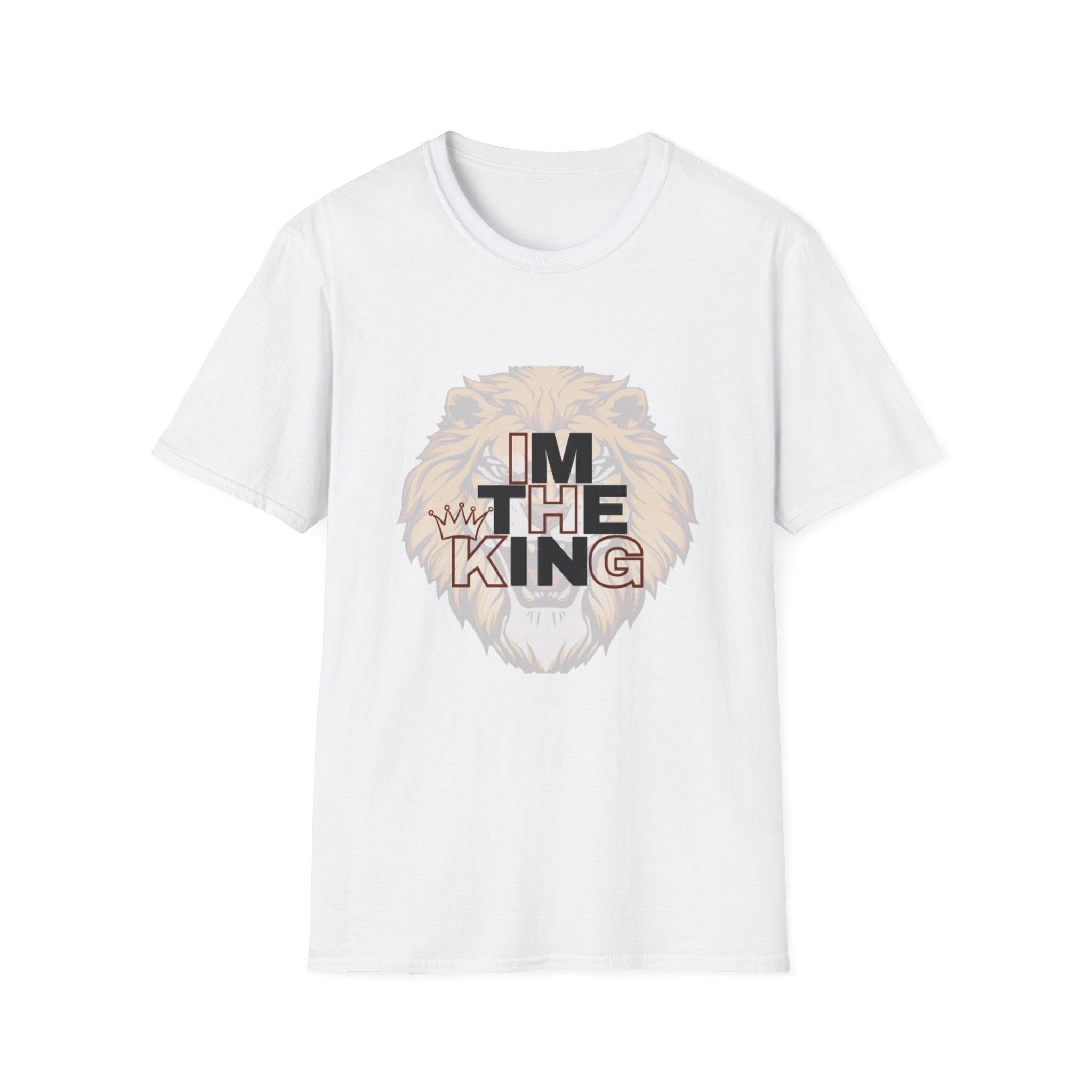 Royal Lion Unisex T-Shirt | I'm The King Design, Motivational Tee, Gift for Him/Her, Casual Wear, Birthday Present